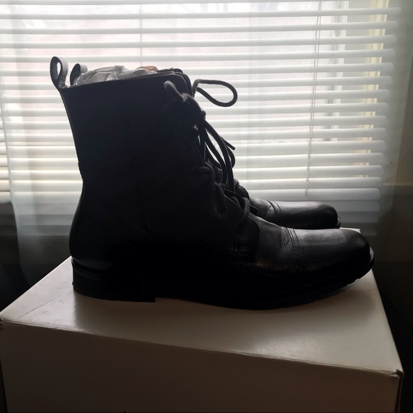 Men’s ALDO Leather Carcamo Military Boots - Picture 3 of 8